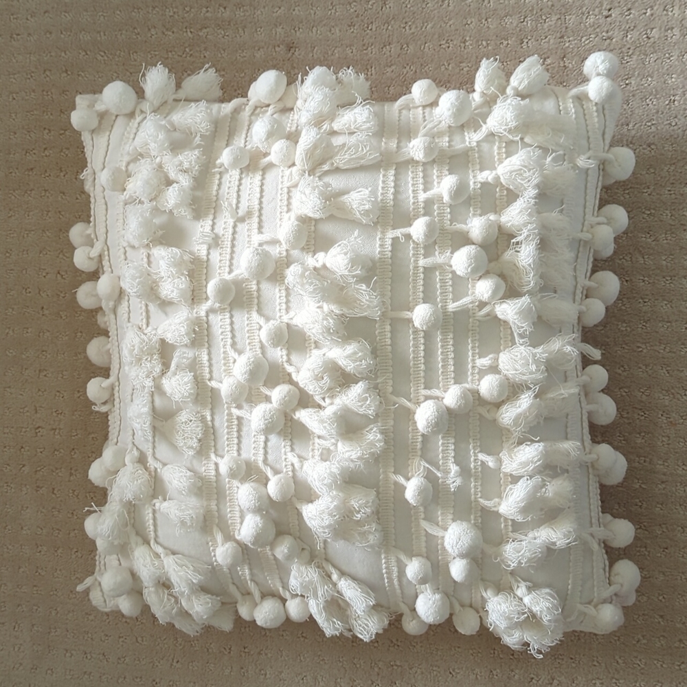 Nordstrom Rack | White Bohemian Pillow